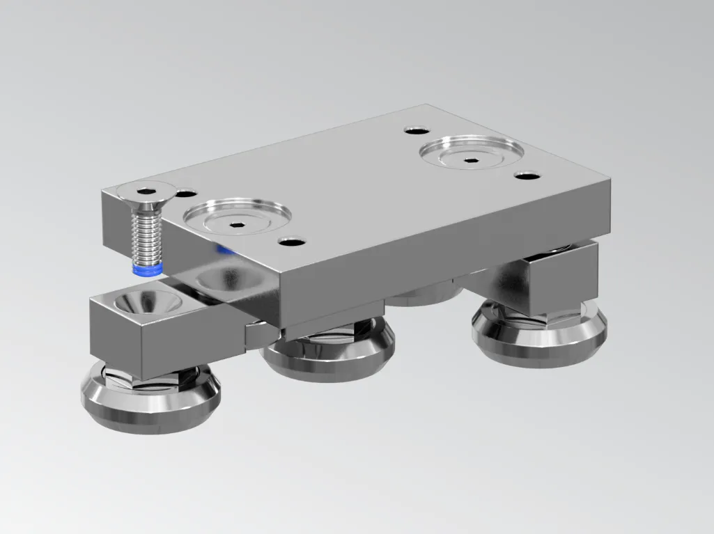 Model with metallic realistic texture