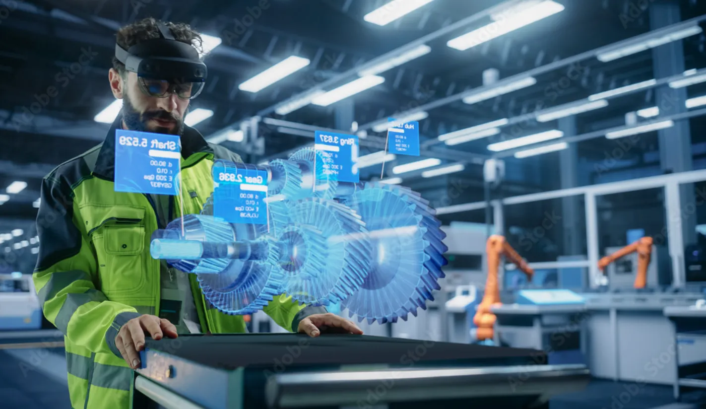 3D industrial equipment augmented reality use