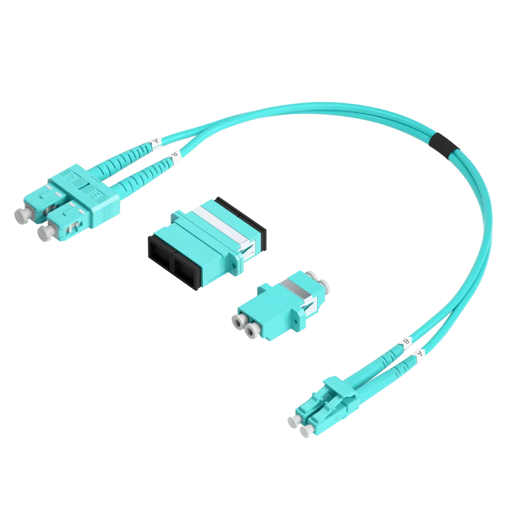 3D rendered fibre optic cables