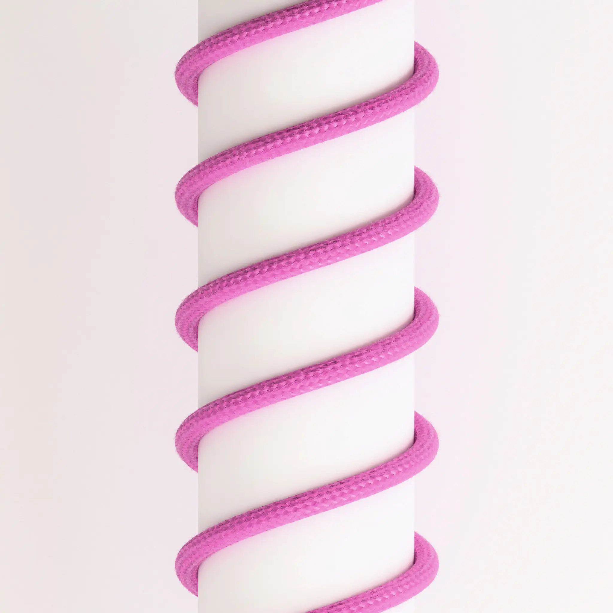 product photography - USB cable, coloured on minimalist background