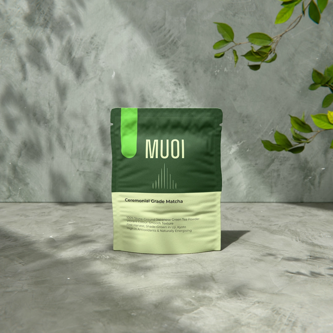 tea packaging japanese style product render