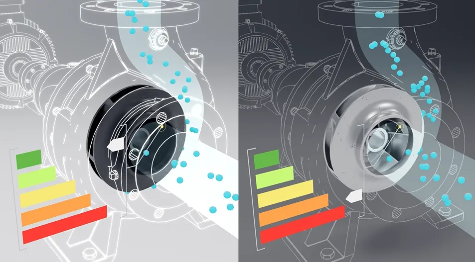 3D industrial equipment graphics for trade show