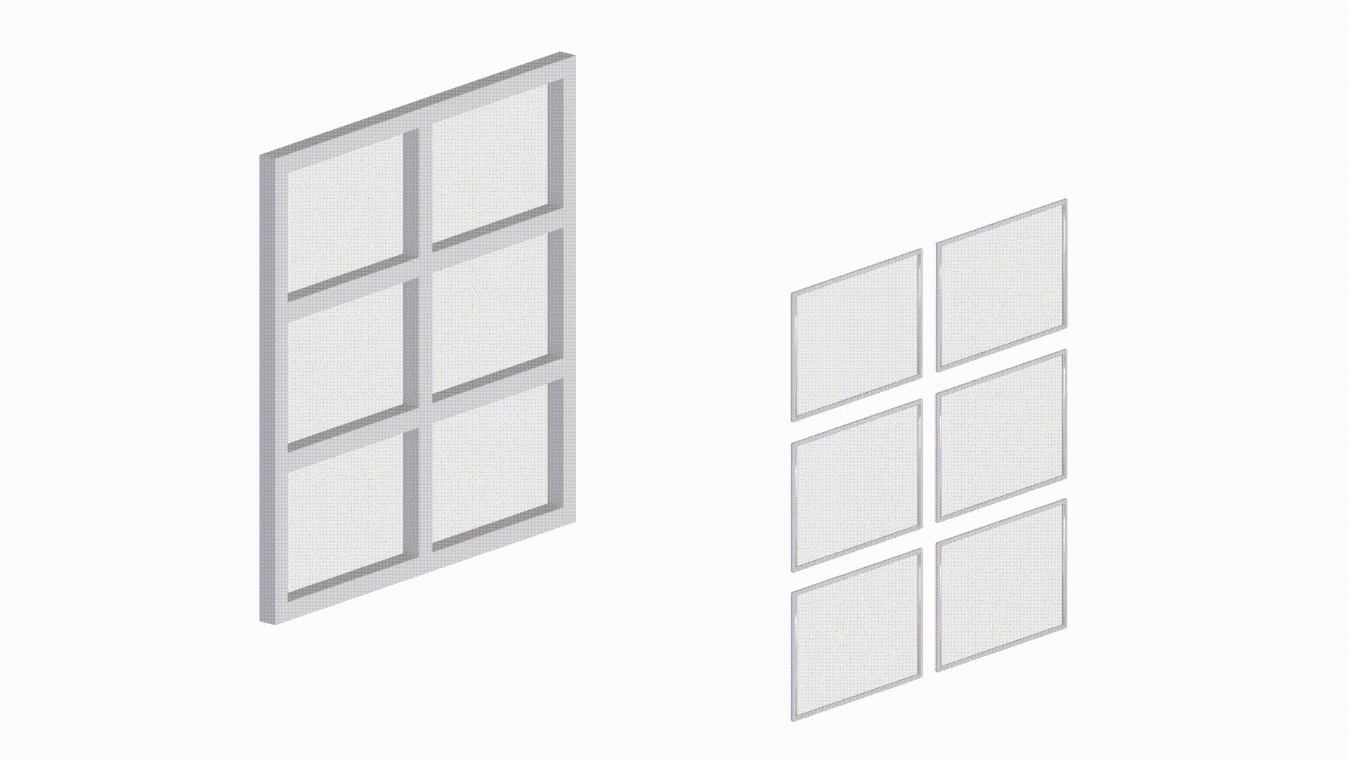 animation of window frames